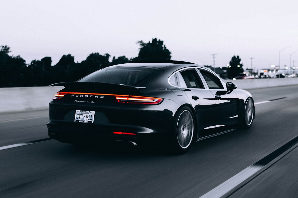 Premium replacement vehicle on the road